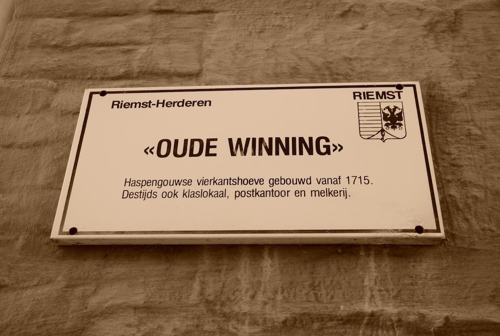 B&B De Oude Winning Riemst Extérieur photo